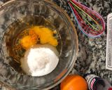 Foto del paso 1 de la receta: Budín de naranja marmolado