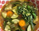 A picture of step 6 of Summer Vegetable Soup.