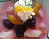 Mézes, körte, szilva leves recept fázis 4 fotója
