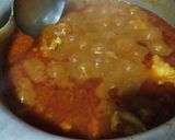 A picture of step 3 of Aloo gosht.
