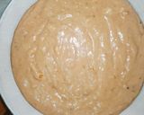 A picture of step 4 of Eggless banana walnut tea cake.