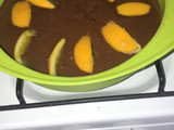 Brownie con naranjas confitadas 🍊Facilísimo y rápido