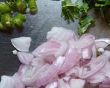A picture of step 1 of Onion dosa.
