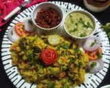A picture of step 13 of Swaminarayan Kadhi Khichdi (Satvik Khichdi).