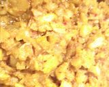 A picture of step 4 of Shaljam ki bhujia.