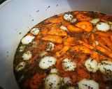 Tejszínes-virslis zöldségleves recept fázis 3 fotója