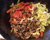 A picture of step 4 of California Farm Ginger Pork Stirfry.