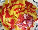 A picture of step 5 of Turmeric fries.