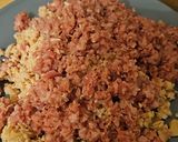 A picture of step 4 of Butternut and Carrot Hash with Two Meats.