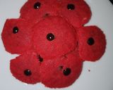 Foto langkah ke 8 dari resep Redvelvet Drops Cookies.