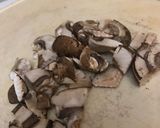 Foto del paso 1 de la receta: Huevo con champiñones (saludable)