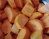 Foto del paso 1 de la receta: Mermelada de zanahoria🥕, batata/camote y naranja 🍊