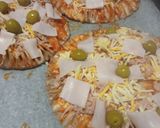 Foto del paso 4 de la receta: Pizza con base de seta (en catalán Apagallums)