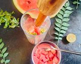 A picture of step 1 of WATERMELON 🍉 LEMON Mojito.