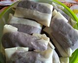 Foto langkah ke 6 dari resep Lumpia Ubi Ungu lumer.
