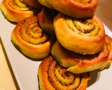 Bułeczki (ślimaki) z boczkiem i pesto krok przepisu 1 zdjęcie