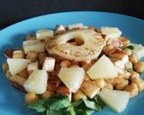 Foto del paso 10 de la receta Ensalada de garbanzos, tofu y piña