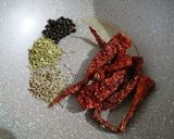 A picture of step 1 of Chettinad Egg Curry.