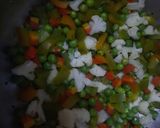 A picture of step 1 of Veg Hyderabadi.