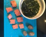 Zupa spicy misoshiru z łososiem krok przepisu 2 zdjęcie