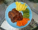 Foto langkah ke 6 dari resep Steak daging sapi barbeque sauce masak di teflon.