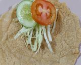 Foto langkah ke 3 dari resep Chicken Tortilla Oat Wrap.