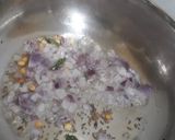 A picture of step 3 of Kadle manoli (ivy gourd with brown channa).