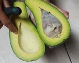 Foto langkah ke 2 dari resep Memeram Alpukat dengan beras.