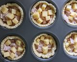 A picture of step 5 of Summer Picnic or kids party mini Chicken and cheese quiche.