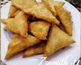 A picture of step 4 of Cheese Loaded Samosas.