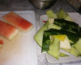 Foto del paso 1 de la receta: Mermelada de cáscara de sandía 🍉