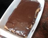 Foto del paso 5 de la receta: Tarta de galletas de mamá con chocolate y coco