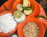 A picture of step 1 of Sabudana Vada.