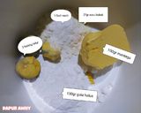 Foto langkah ke 1 dari resep Putri salju no mixer.