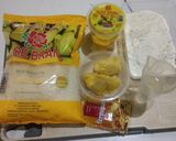Foto langkah ke 1 dari resep Roti Kukus Sukun Sarikaya Pandan Suji.