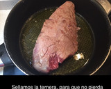 Foto del paso 1 de la receta: Pez de ternera con salsa de oporto