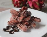 Foto langkah ke 7 dari resep Churros Buah Naga (Dragon Fruit Churros).