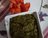 A picture of step 6 of Sarso ka saag.