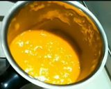 A picture of step 2 of Aam ras with puri.