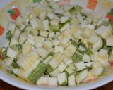 Foto del paso 1 de la receta: Zucchini, tomate y huevo con un toque especiado