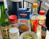 A picture of step 3 of Kimchi Army Stew (Budae Jjigae).