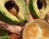 Foto del paso 7 de la receta: Ensalada de melva, aguacate, tomate, con queso de cabra tostado