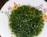 Hình bước làm 2 của món Đậu mắm hành