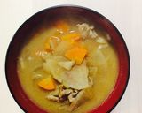 A picture of step 11 of Ton-jiru.