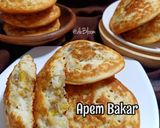 Foto langkah ke 9 dari resep 1006. Apem Bakar Walik Isi Pisang.