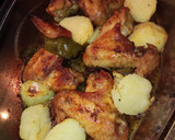 Foto del paso 4 de la receta: Alitas al horno con verduras y con sidra