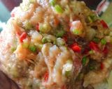 Hình bước làm 3 của món Chả mực mix rau củ