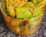 मसाला मिर्ची अचार (masala mirchi achar recipe in Hindi) रेसिपी चरण 3 फोटो
