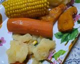 Foto del paso 6 de la receta: Olla de puchero con rabo, falda, osobuco y verduras