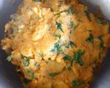 A picture of step 2 of Stuffed Dahi vada Chaat.
